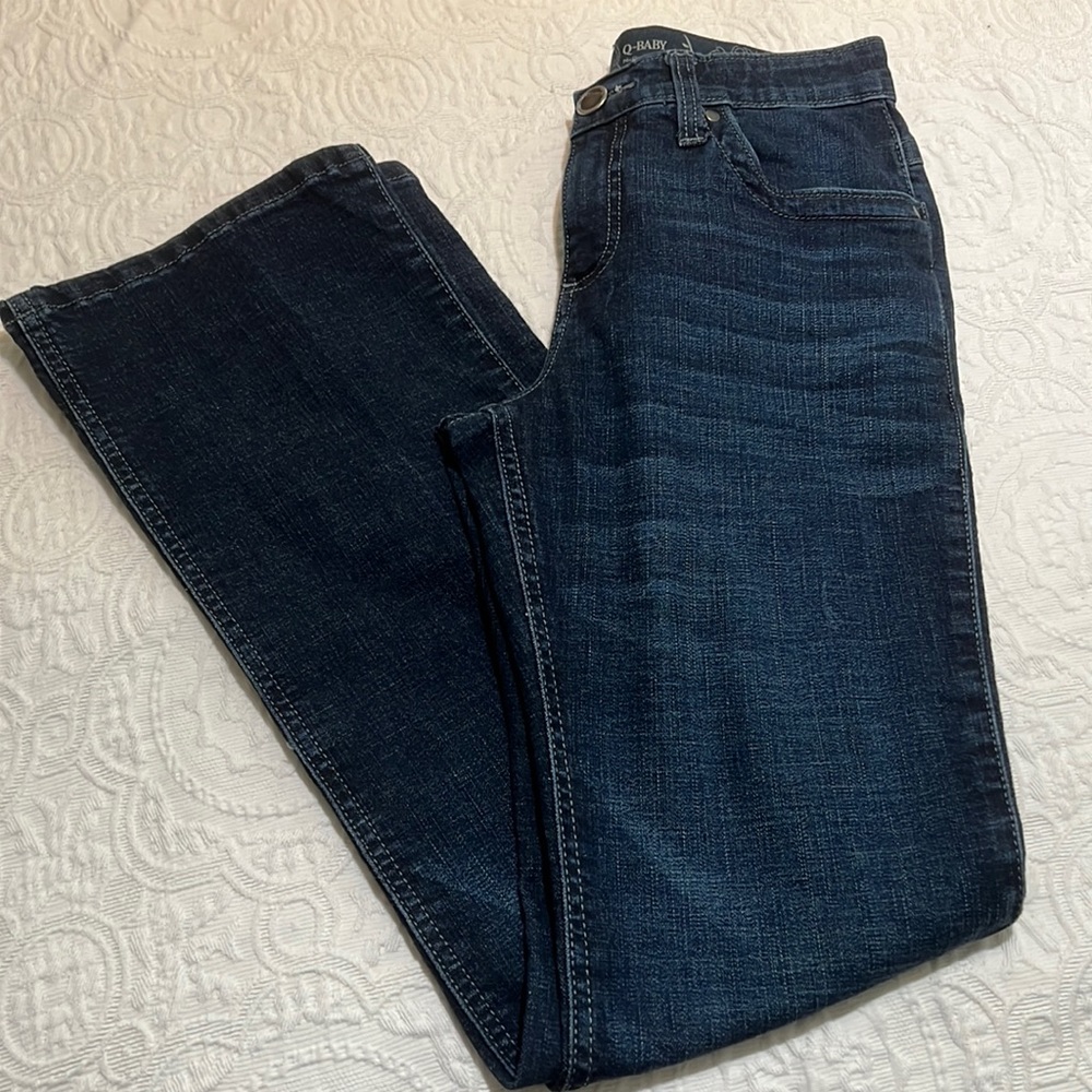 Wrangler Q-Baby Jeans Women Size 4 Blue